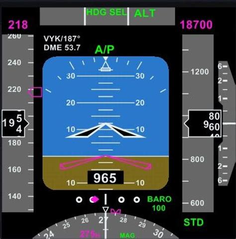b777 pfd|Integrated Simavionics .